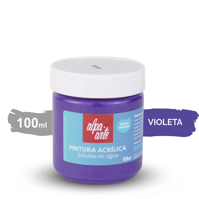 Pintura AcrÃlica 100 ml - VIOLETA